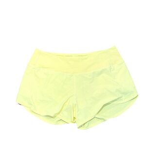 HeyNuts Essential Running Shorts Neon Yellow Size M Athletic Yoga Gym Workout